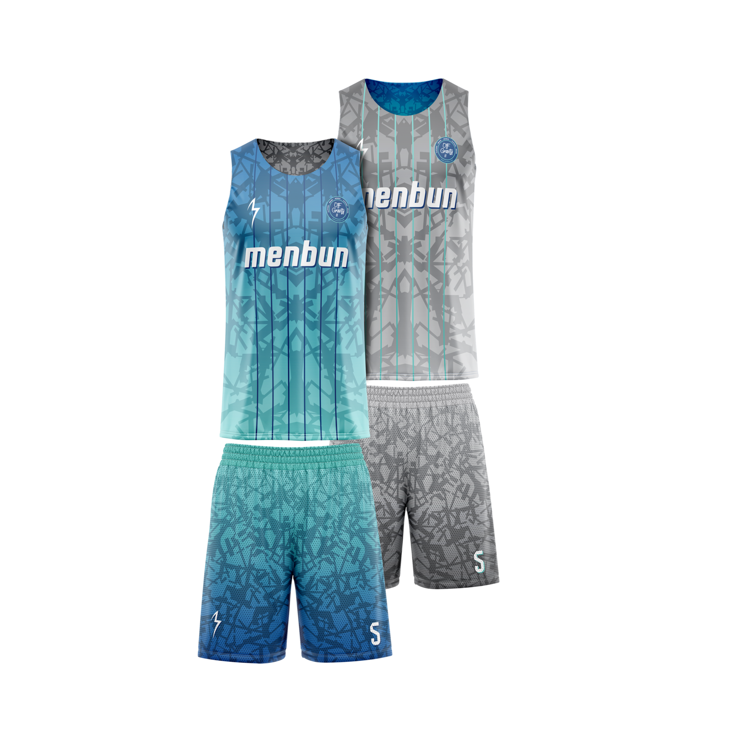 DoubleFace Athletics Men's Jersey Set